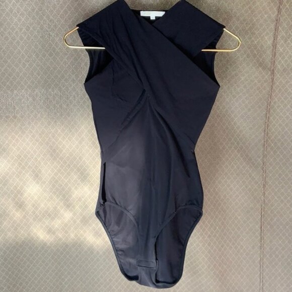 Maje Black Crossover Bodysuit - Picture 12 of 13